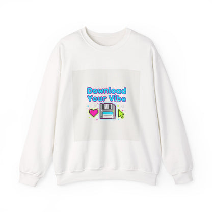 Download Your Vibe Sweatshirt | Y2K retro tech, pixel floppy art