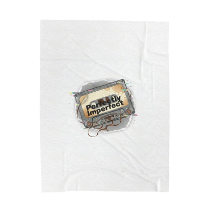 Perfectly Imperfect Cassette Glitch Blanket | Analog Error, VHS Static Nostalgia