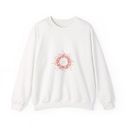Tiny Heart Confetti Crewneck Sweatshirt | tiny heart design, valentine doodle