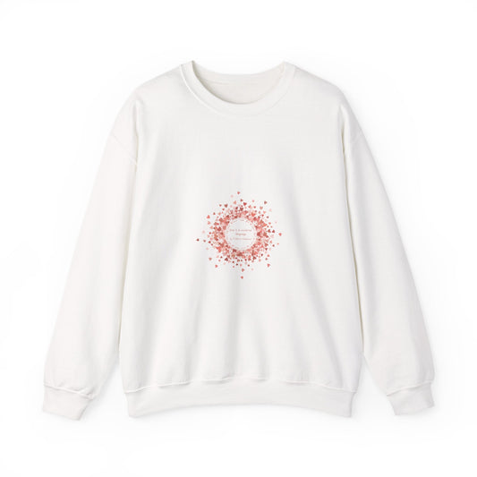 Tiny Heart Confetti Crewneck Sweatshirt | tiny heart design, valentine doodle