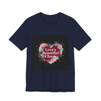 Love's Beautiful Chaos Tee | grunge heart shirt, distressed love tee