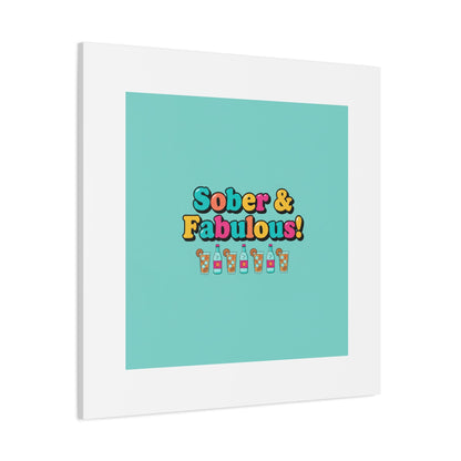 Sober & Fabulous! Canvas | Dry January, Mocktail Trend