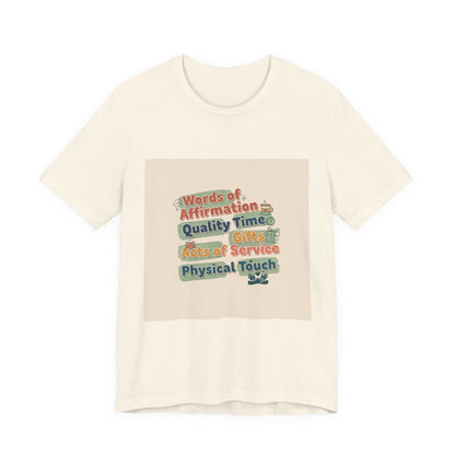 Love Languages Meme T-Shirt | acts of snacks, quiet love, relationship humor