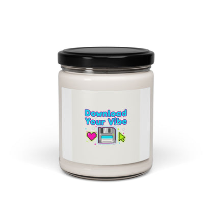 Download Your Vibe Candle | Y2K Retro Tech, Pixel floppy icon soy jar