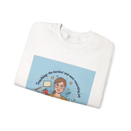 Teachers Life Crewneck Sweatshirt | Funny Teacher Gift