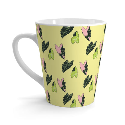 Alocasia Pattern Ceramic Mug 12 oz
