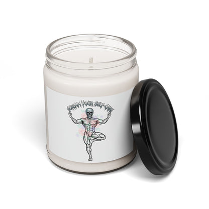 Hard Rock Self-Care Candle | Soy Candle, gothic wellness quote
