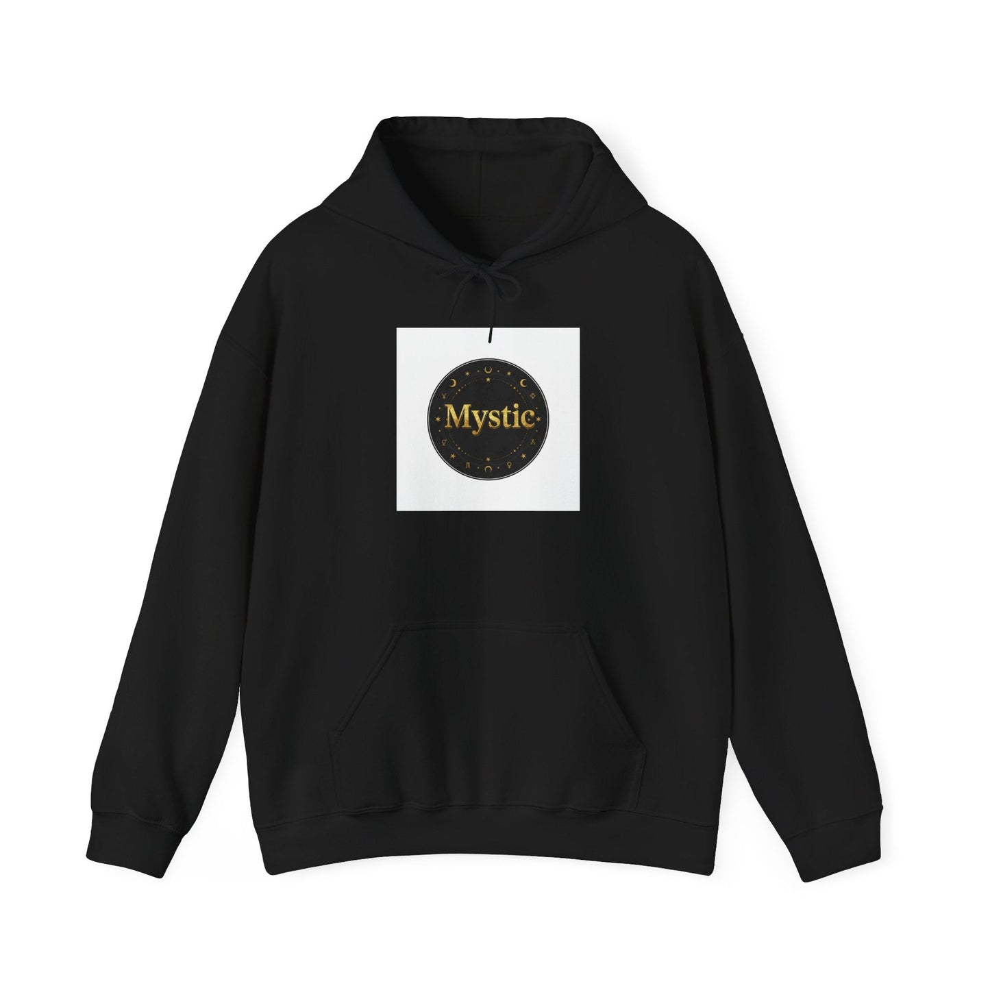 Mystic circle occult type Hoodie | tarot typography, esoteric print