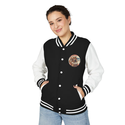 Letterman Jacket — Vintage Treehouse Design ("Family is a Universal Language")