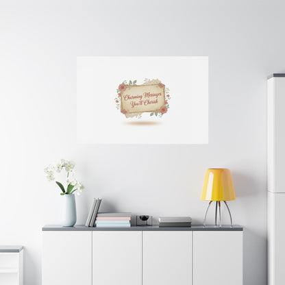 Love Letter Collage Canvas, Vintage Letter Art, Wax Seal Romance Print