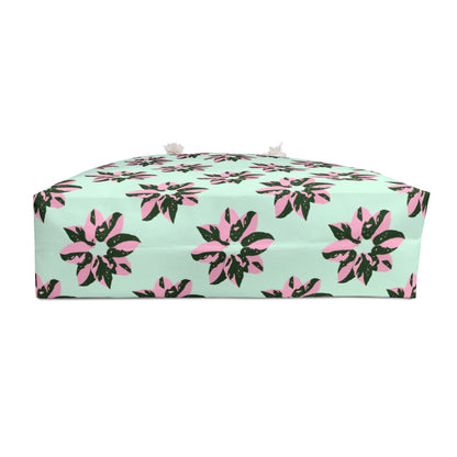 Pink Princess Philodendron Pattern Weekender Bag