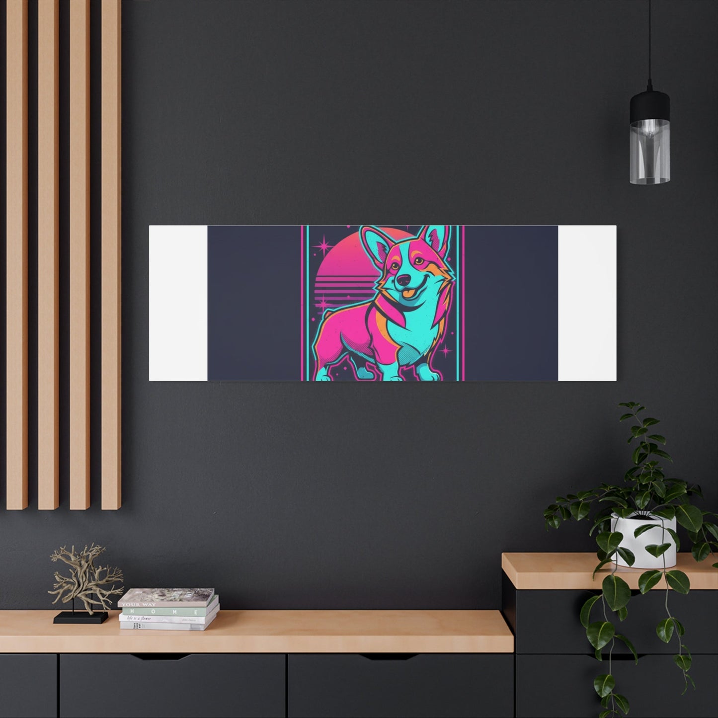 Platonic Love Corgi Canvas | Friendship Valentine, Galentine’s Wall Art