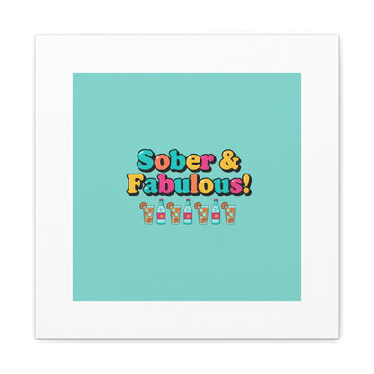 Sober & Fabulous! Canvas | Dry January, Mocktail Trend