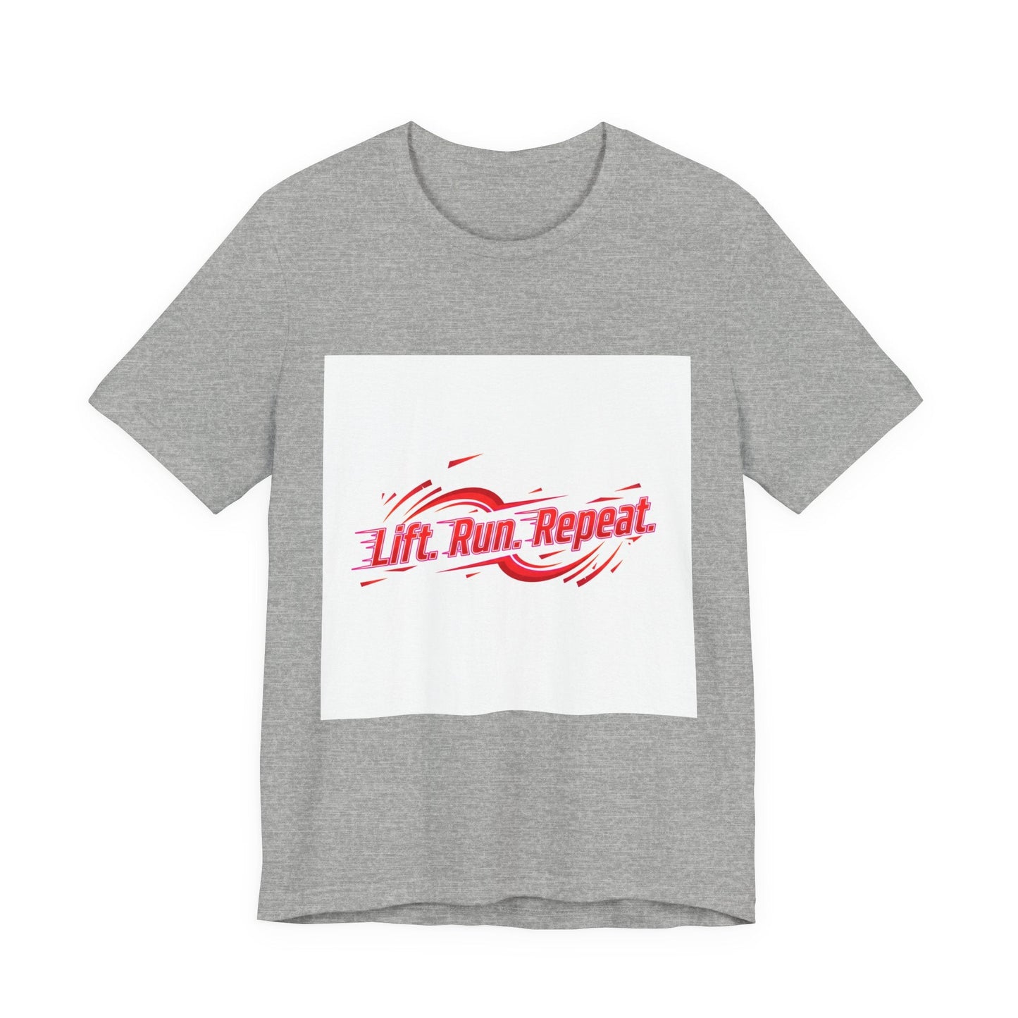 Lift Run Repeat Tee | fitness shirt, gym motivation