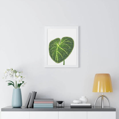 Philodendron Gloriosum Framed Print – Botanical Wall Art