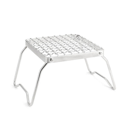 Outdoor Picnic With Folding Barbecue Grill