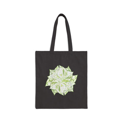 Snow Queen Pothos Canvas Tote Bag – Eco Friendly Everyday Carry
