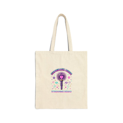Streaming Squad Lightstick Tote | K-pop Comeback, stan purple era