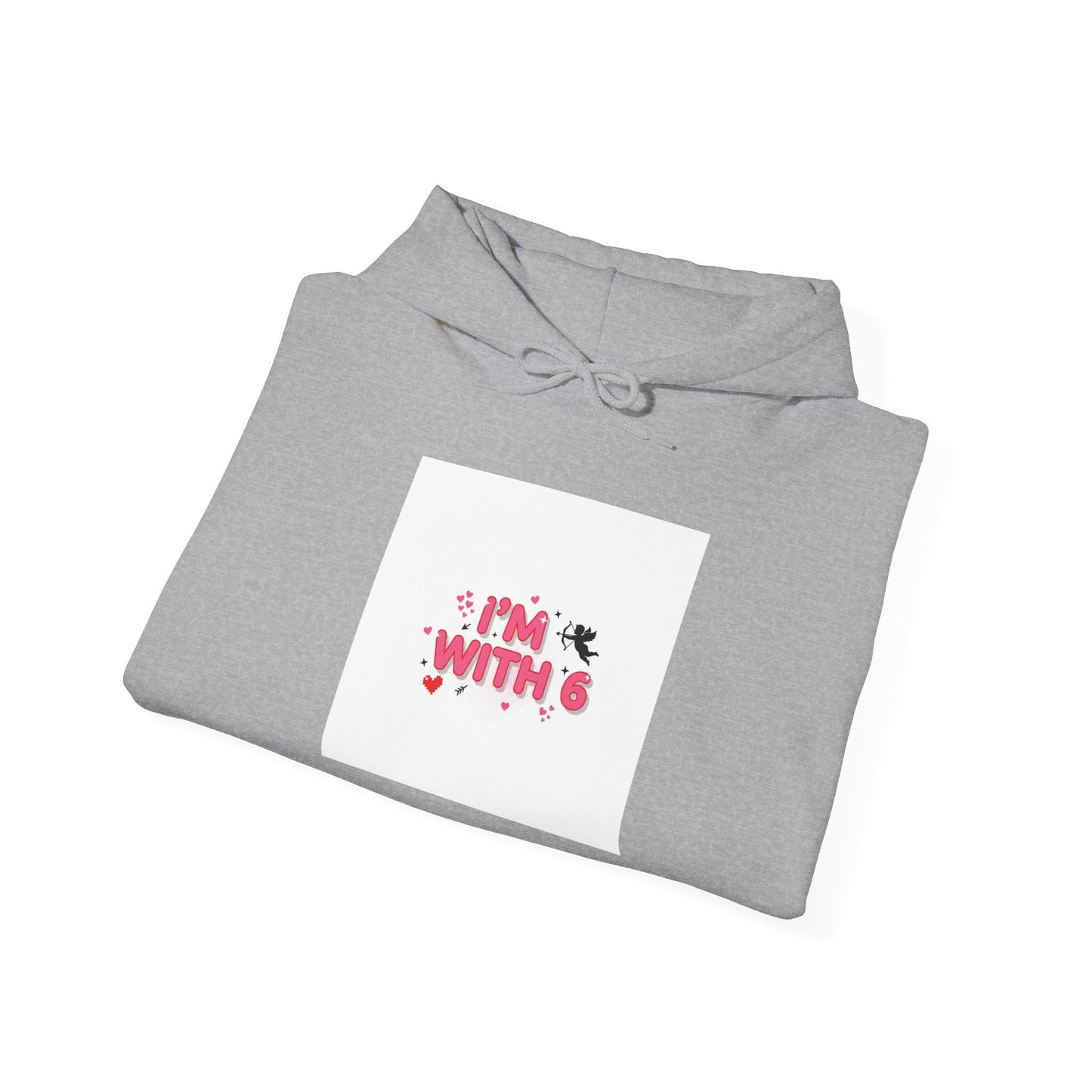 Valentine's 'I with 6 for 7' Meme Hoodie — Viral Helots Valentine's Sweatshirt