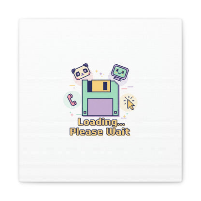 Loading Please Wait Canvas | Old Internet Aesthetic, 90s Web Nostalgia