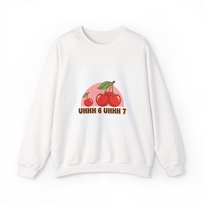 Retro Cherry Graphic Sweatshirt | kawaii fruit design