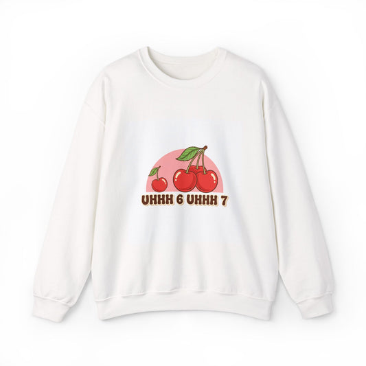 Retro Cherry Graphic Sweatshirt | kawaii fruit design