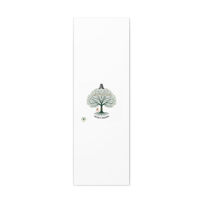 Handwritten Doodle Tree Canvas | Matte Stretched Wall Art