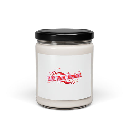 Lift Run Repeat Candle | Scented Soy Candle, 9oz, Fitness Motivation