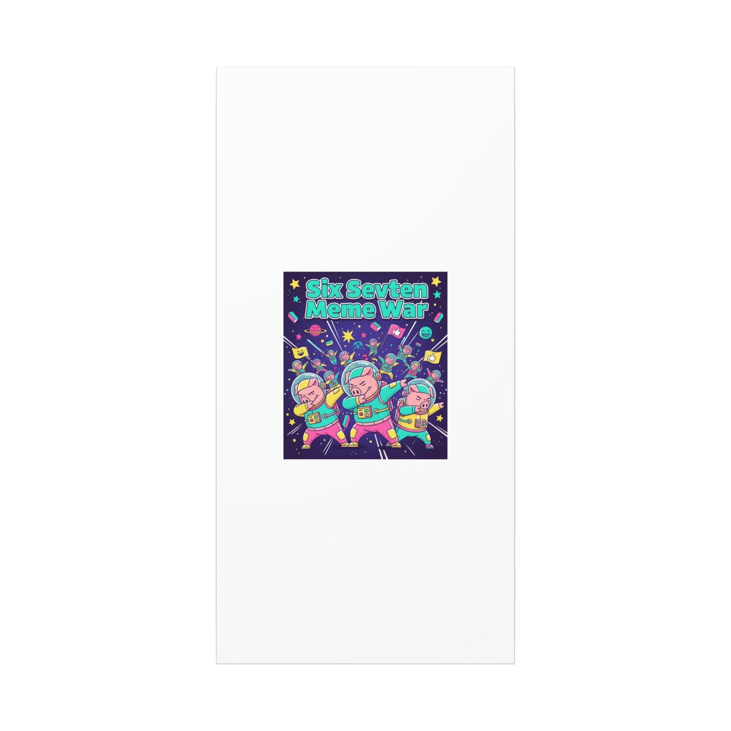 Six Sevven Meme War™ Canvas Tote | Nissspelled Edition