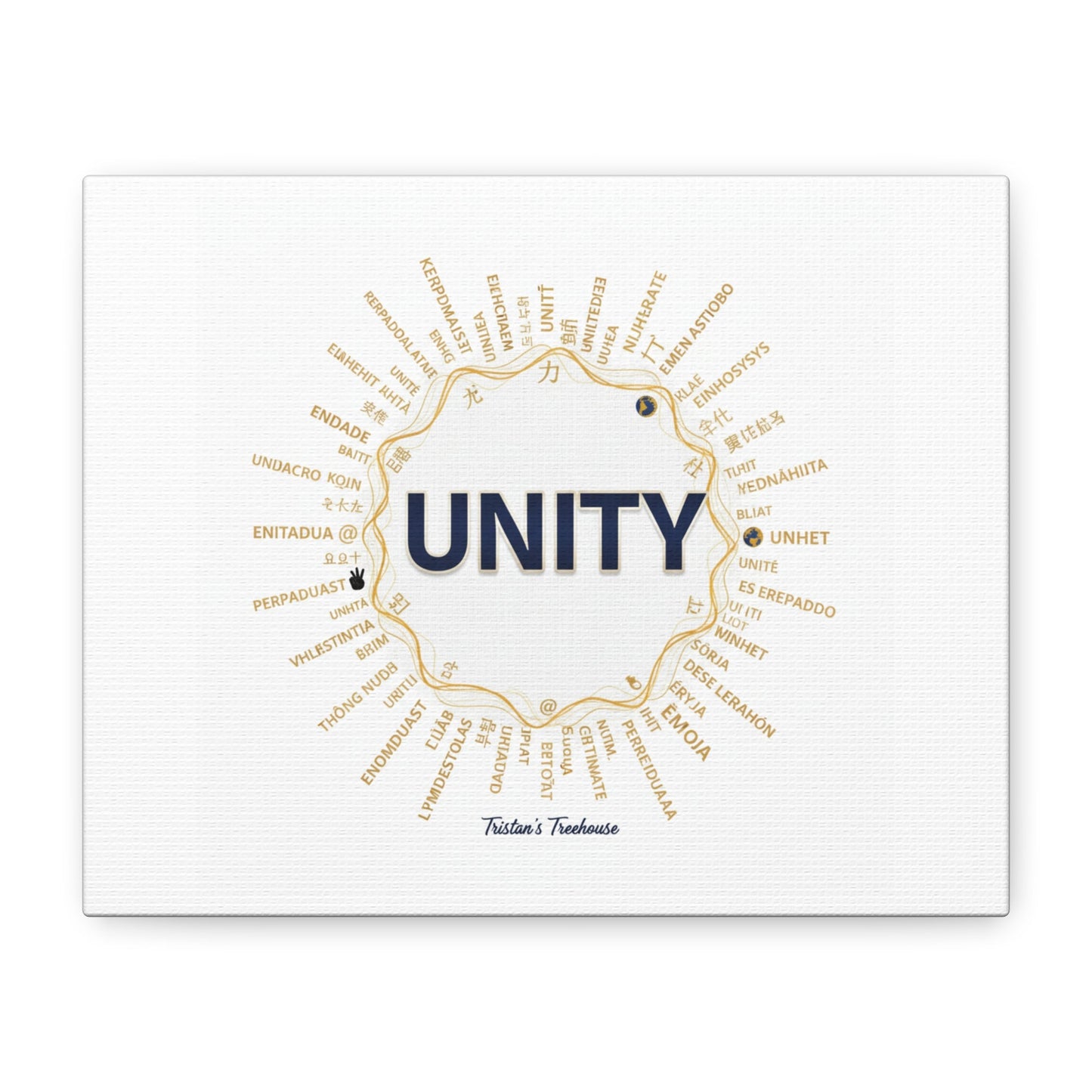 UNITY Canvas, Matte Stretched 1.25" | Dry January sober curious decor