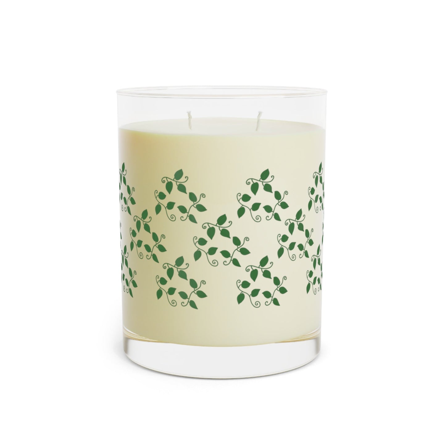 Pothos Pattern Soy Candle 11 oz – Three Scent Options
