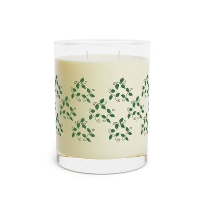 Pothos Pattern Soy Candle 11 oz – Three Scent Options