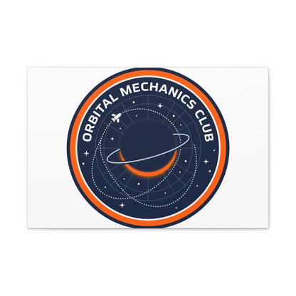 Orbital Mechanics Club Canvas | mission patch, space science