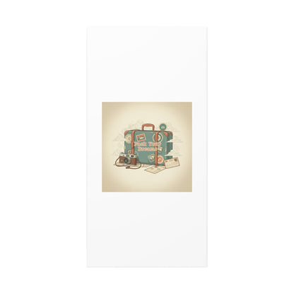 Pack Your Dreams Canvas | Retro Travel Postcard, Wanderlust Passport Stamp Art