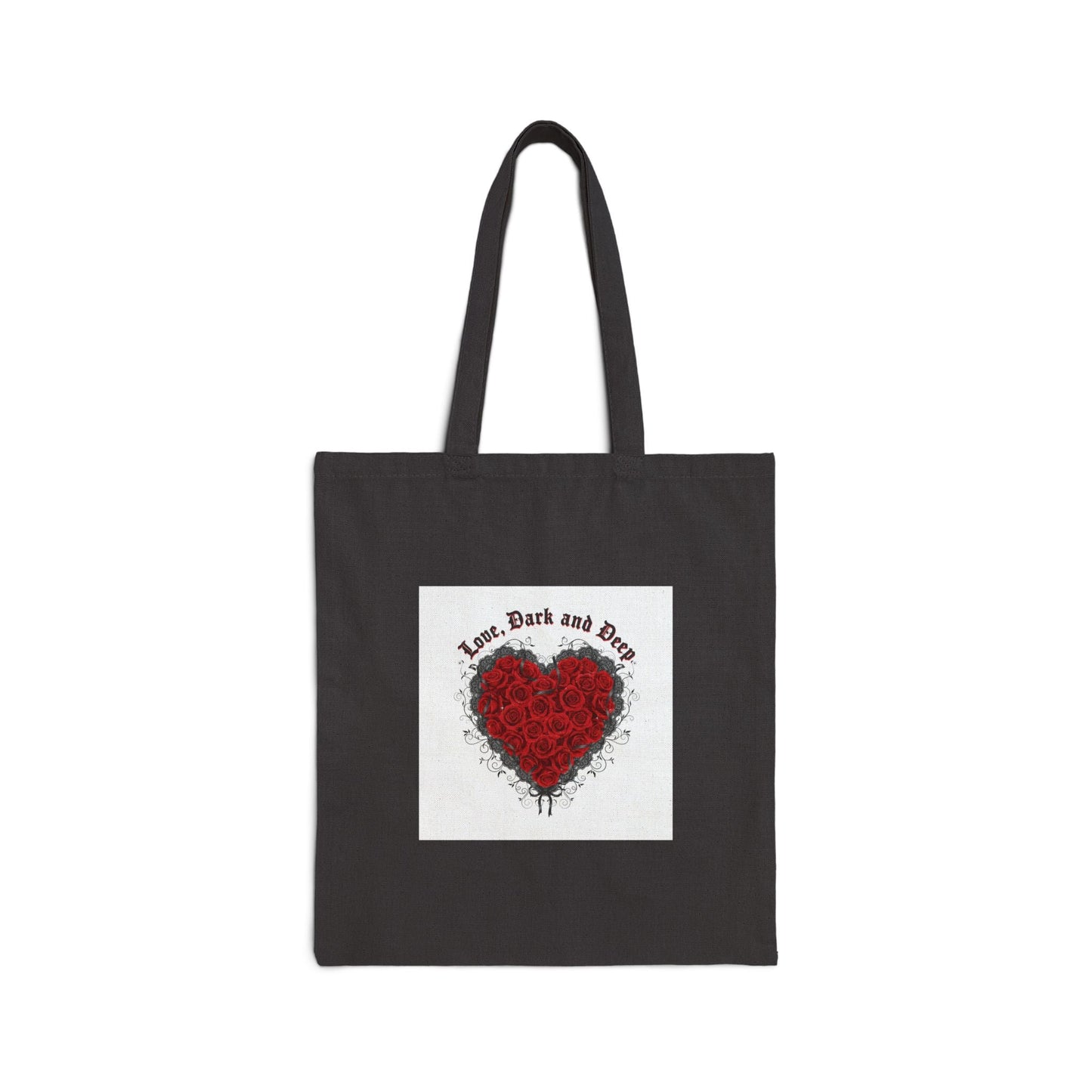 Gothic Romance Heart Tote | 80s Nostalgia, New Romantic Valentine Punk