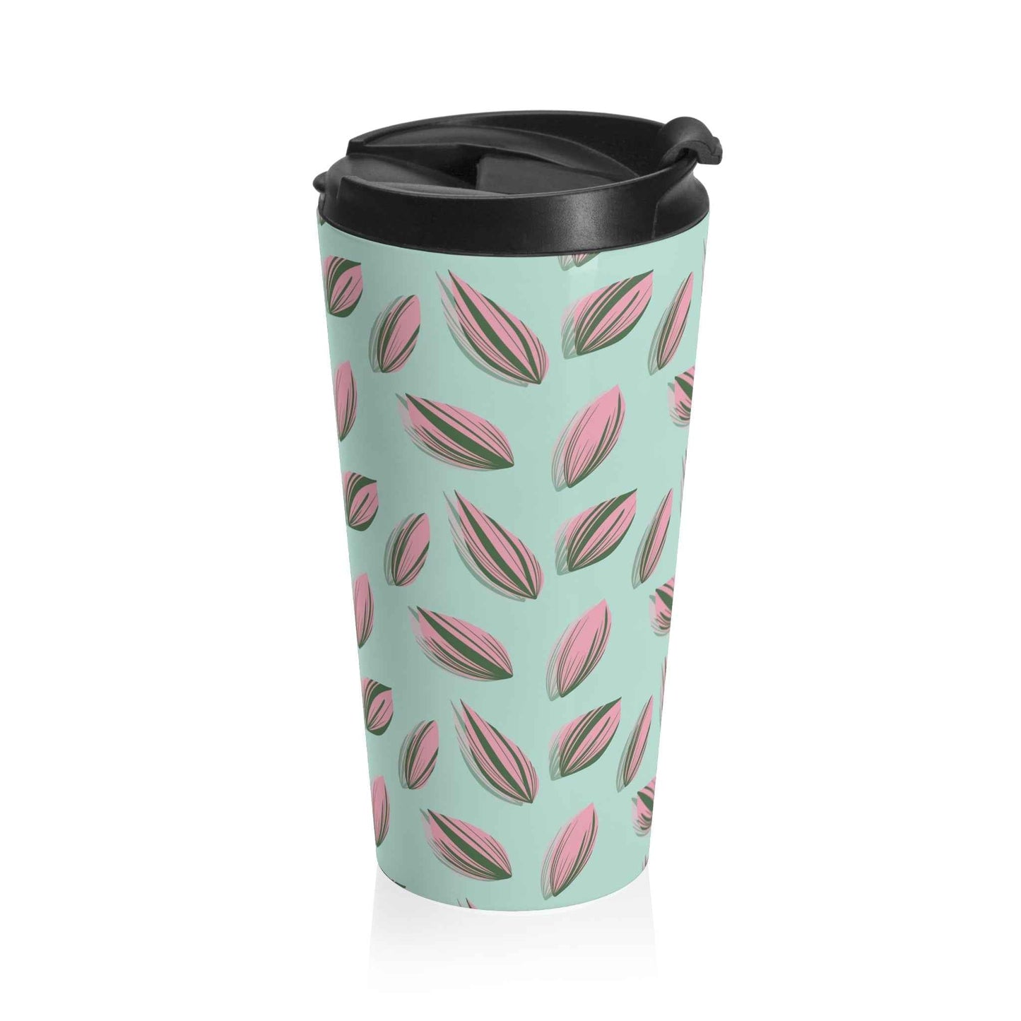 Tradescantia Nanouk Pattern 15 oz Vacuum Insulated Stainless Steel Travel Tumbler