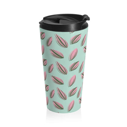 Tradescantia Nanouk Pattern 15 oz Vacuum Insulated Stainless Steel Travel Tumbler