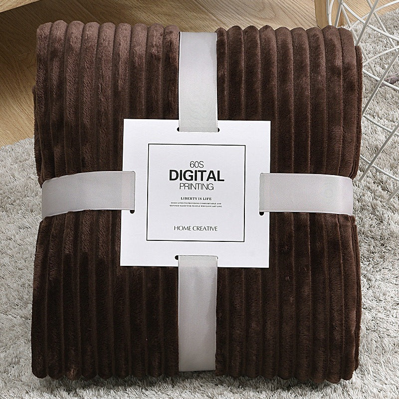 Thickened Yoga gift blanket coral velvet