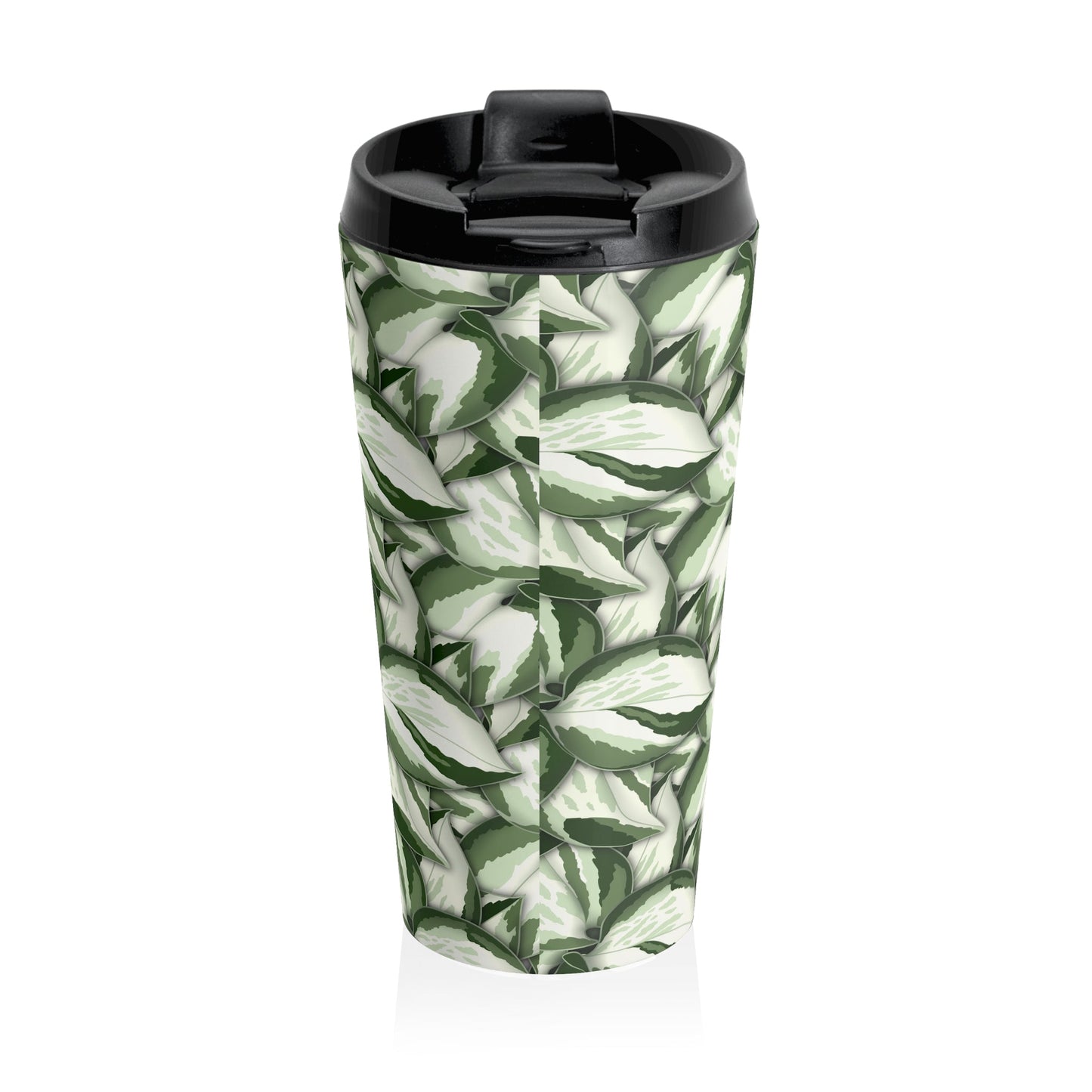 Manjula Pothos Pattern 15 oz Vacuum Insulated Stainless Steel Travel Tumbler