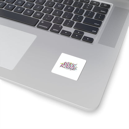 Defy Norms Sticker | Anti-Aesthetic, Glitch Font, Chaotic Design