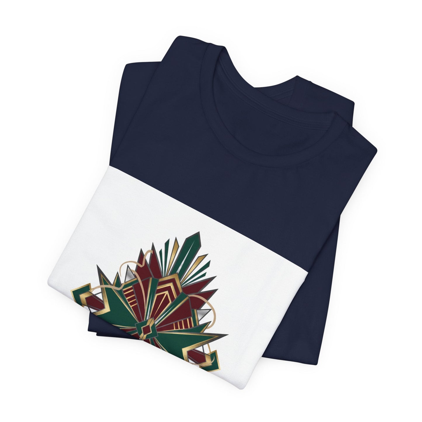 "Timeless Elegance" Art Deco Geometric T-Shirt | Vintage Luxury Graphic Tee