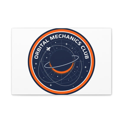 Orbital Mechanics Club Canvas | mission patch, space science
