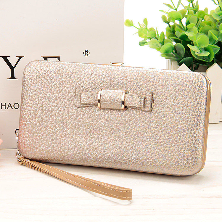 Slim Clutch Purse - Multi-Slot Long Wallet & Phone Holder