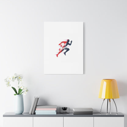 Stay Strong Runner Canvas | Fitness Motivation, Gym Wall Art