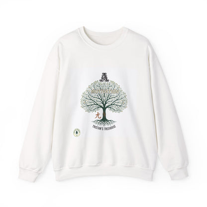 Handwritten Tree Doodle Sweatshirt | sketch aesthetic, handwritten message