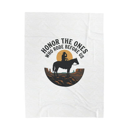 Honor The Ones Who Rode Before Us Blanket | Western Americana, Cowboy Vintage