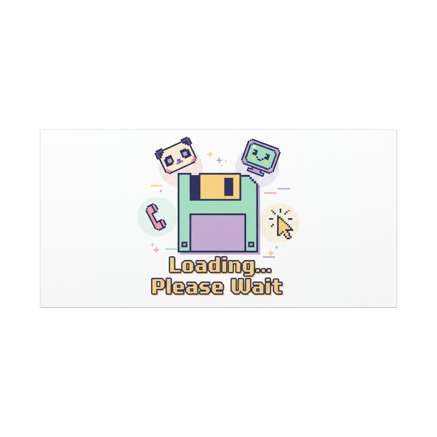 Loading Please Wait Canvas | Old Internet Aesthetic, 90s Web Nostalgia