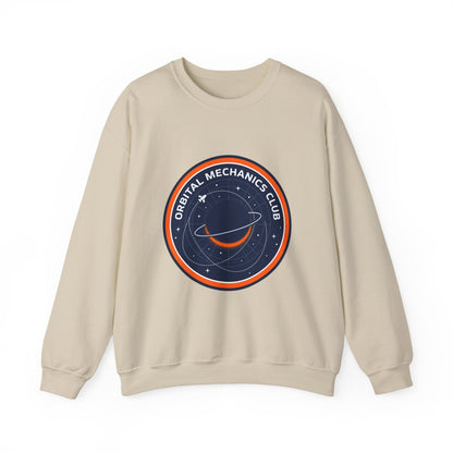 Orbital Mechanics Club Sweatshirt | mission patch, space science
