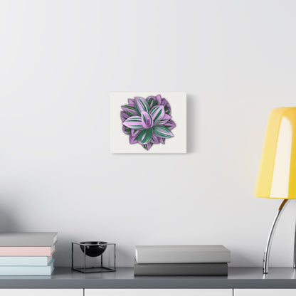 Tradescantia Nanouk Canvas Print – Botanical Wall Art