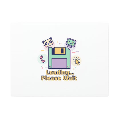 Loading Please Wait Canvas | Old Internet Aesthetic, 90s Web Nostalgia